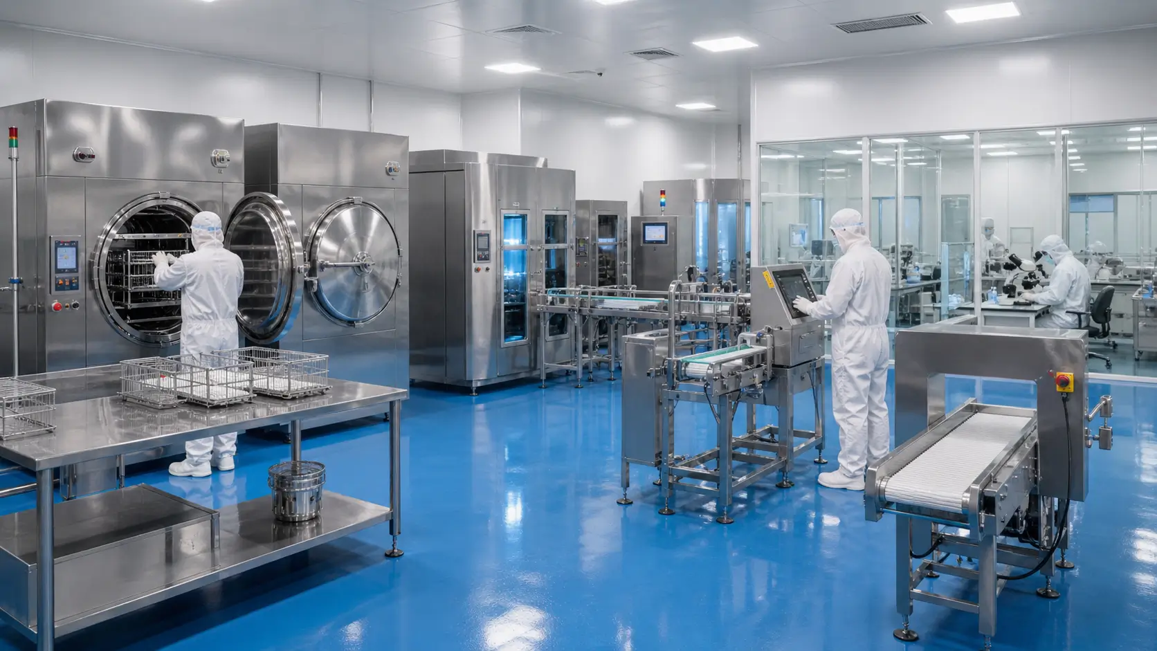Sterilization equipment for animal glandular powders