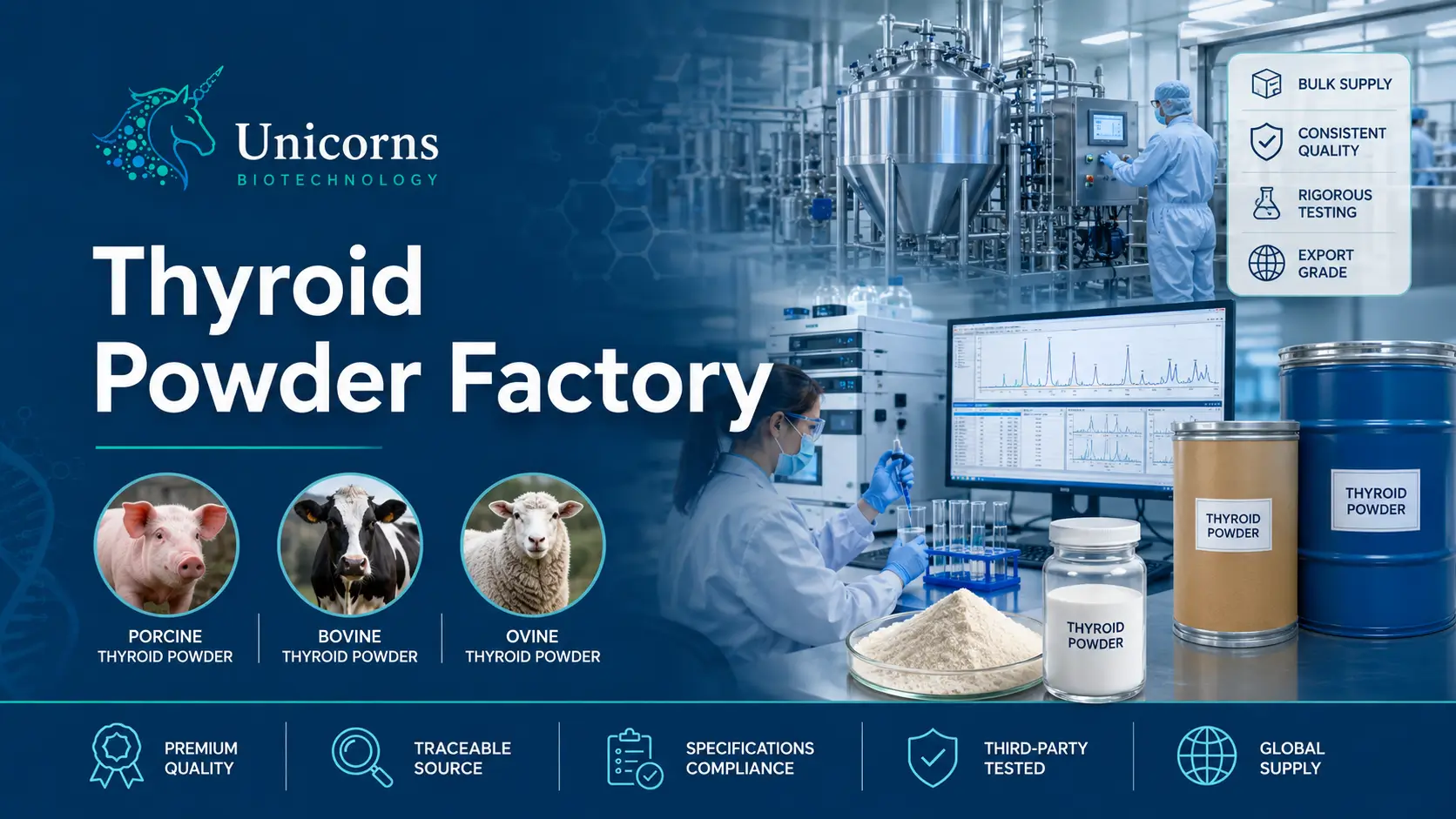 Thyroid Powder Factory