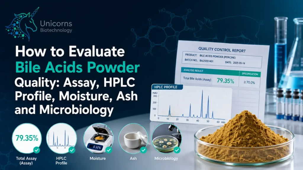How to Evaluate Bile Acids Powder Quality