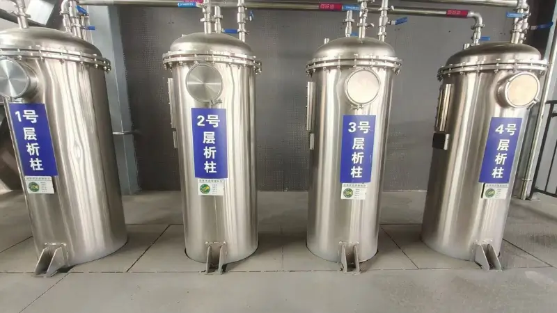 glandular extract chromatography columns